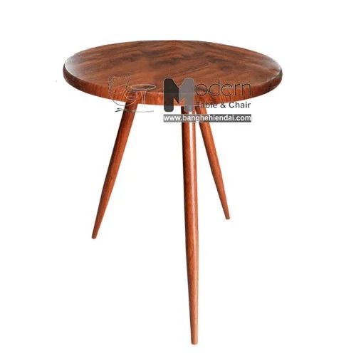 Bộ bàn tiếp khách 3 ghế nệm giả da chân sắt hiện đại