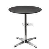 Bàn tròn D80cm tiếp khách cafe mặt gỗ TE1552-08W