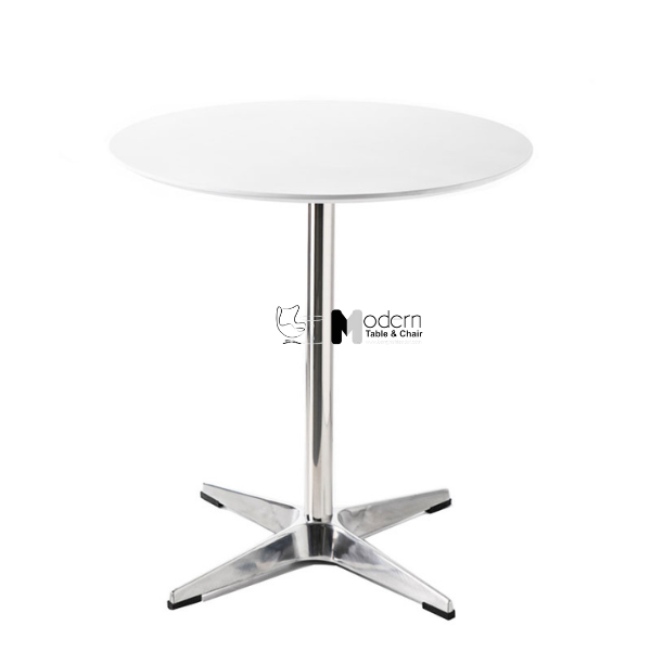 Bàn tròn D70cm tiếp khách cafe mặt gỗ TE1552-07W