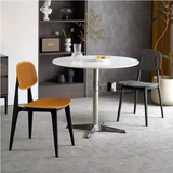 Bàn tròn D80cm tiếp khách cafe mặt gỗ TE1552-08W