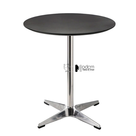 Bàn tròn D80cm tiếp khách cafe mặt gỗ TE1552-08W