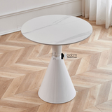 Bàn tròn tiếp khách mặt đá phiến D70cm TE KORIN-07E