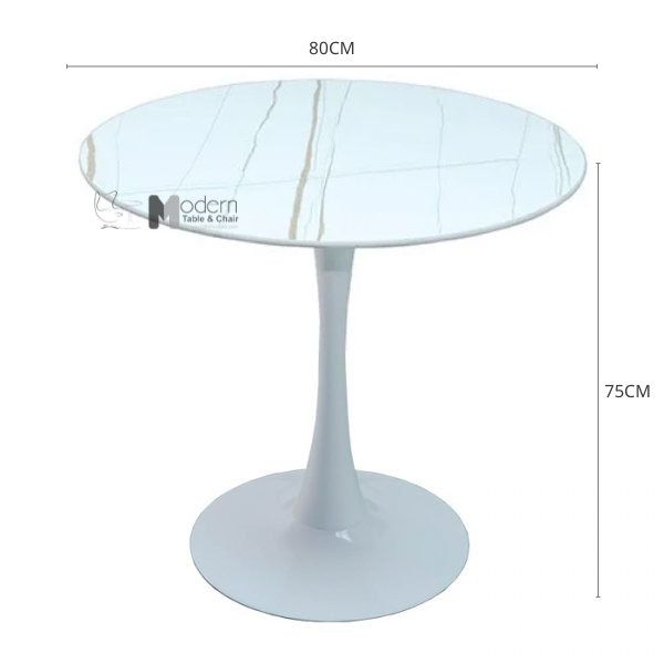 Bộ bàn tiếp khách tròn TE TULIP 2-08E3_CRAB 5A-P