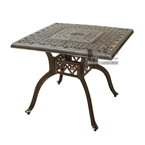 Bàn vuông nhôm đúc ngoài trời TE2004-80A