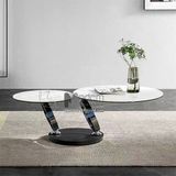 Bàn trà cặp xoay chân inox TS GALAXY C-08E