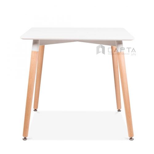 Bộ bàn ghế vuông TE DAW Tolix thép sơn nhập khẩu hiện đại