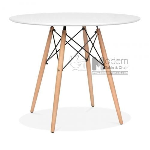 Bộ bàn ghế tiếp khách tròn 60 DSW cho nha khoa hiện đại HCM