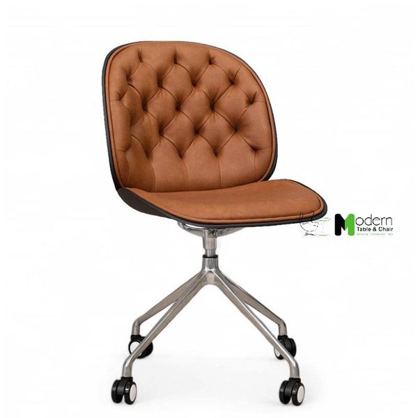 Ghế làm việc nhỏ gọn chân xoay có nệm Beetle 8-P1