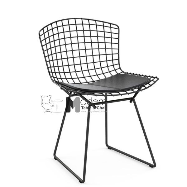 Bộ bàn cafe 2 ghế lưới sắt TE1535-06T_BERTOIA