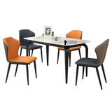 Bộ bàn phòng ăn chữ nhật 4 ghế TN1229-14E_ECO 4A-P