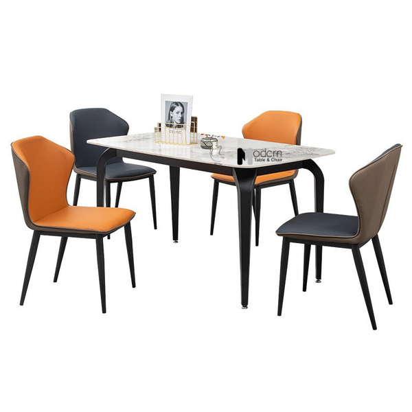Bộ bàn phòng ăn chữ nhật 4 ghế TN1229-14E_ECO 4A-P