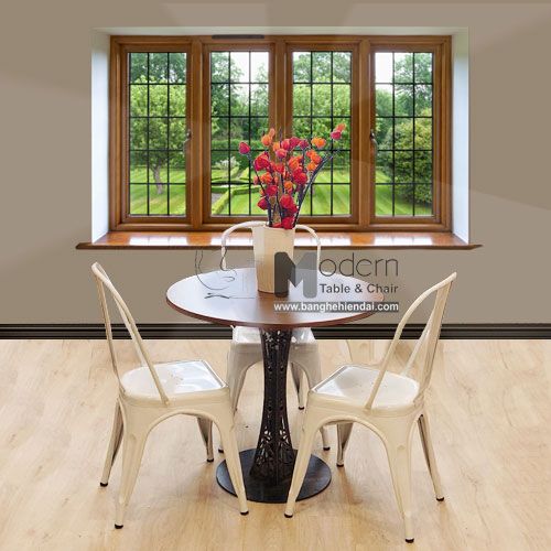 Bàn tiếp khách chân gang đúc TE1524-06