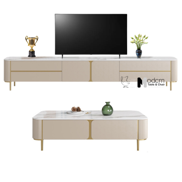 Bộ bàn trà và kệ tủ tivi phòng khách SL 1002-13/20E