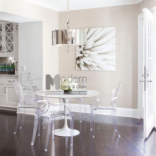 GHOST ARM | Ghế ăn ghế cafe - fastfood nhựa PC trong suốt nhập khẩu HCM