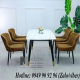 Bộ bàn ghế ăn chữ nhật 1m4 Sala Eco cho căn hộ hiện đại ở HCM