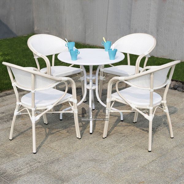 Ghế cafe ngoài trời khung nhôm CC2019-A