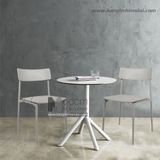 Bộ bàn ghế tiếp khách TE JUXT 4F và ghế Cult cao cấp cho nhà mẫu căn hộ