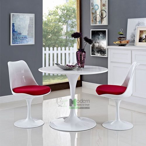 Bàn tiếp khách tròn composite TE TULIP-06S