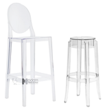 Ghế bar trong suốt không lưng CB Charles