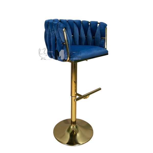 Ghế bar nhà hàng chân vàng CB2162B-F