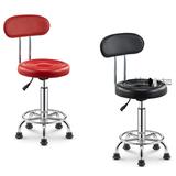 Ghế quầy thấp có lưng tựa nhiều màu CB2256-2PS