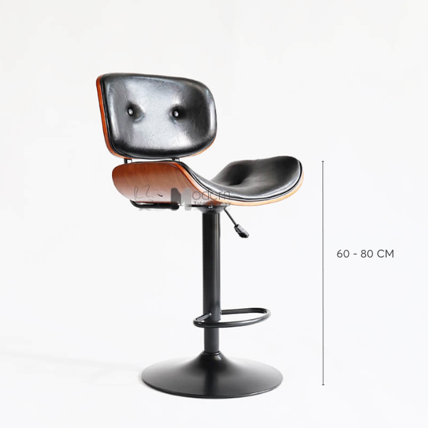 Ghế bar thân gỗ nệm da PU CB2287A-P