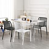 Ghế cafe nhựa đúc xếp chồng CC1580-S