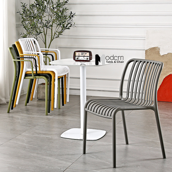 Ghế cafe nhựa đúc xếp chồng CC1580-S