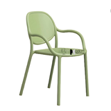 Ghế cafe nhựa đúc có tay nhiều màu giá rẻ CC1586-S