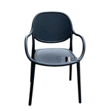 Ghế cafe nhựa đúc có tay nhiều màu giá rẻ CC1586-S