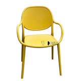 Ghế cafe nhựa đúc có tay nhiều màu giá rẻ CC1586-S