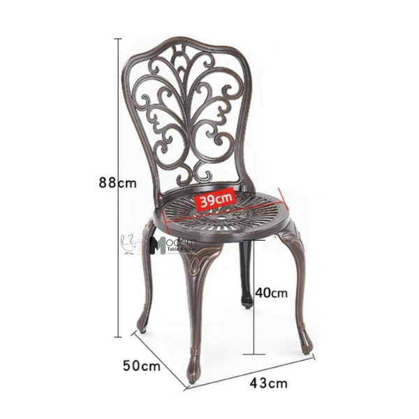 Ghế cafe hồ bơi ngoài trời cao cấp CC2023A