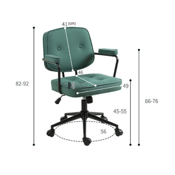 Ghế học bài có nệm giả vải CE1012-P