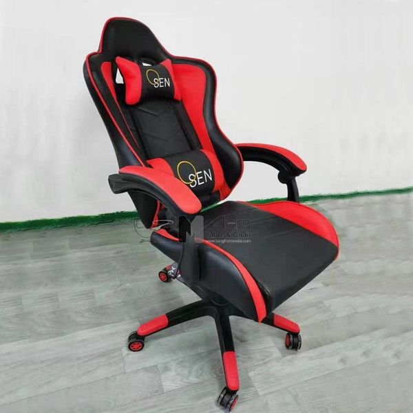 Ghế văn phòng nệm da năng động có thể ngã lưng hiện đại tại HCM CG3001-P