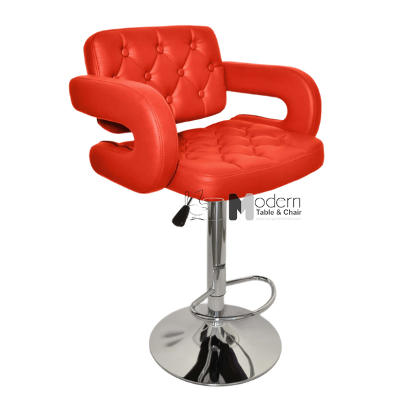 Ghế quầy bar nệm PVC có tay CB2142-P