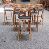 Ghế bar gỗ có lưng tựa cao CB NEVA-75W