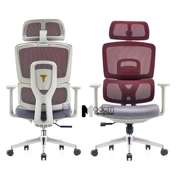 Ghế văn phòng lưng lưới cao có tựa đầu hiện đại CM4527-2M