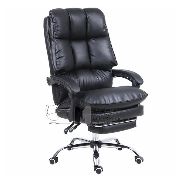 Ghế xoay nệm dày có gác chân CR4106-P