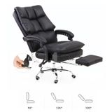 Ghế xoay nệm dày có gác chân CR4106-P