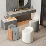 Ghế đôn tròn nệm bọc da Simili CS0927-P