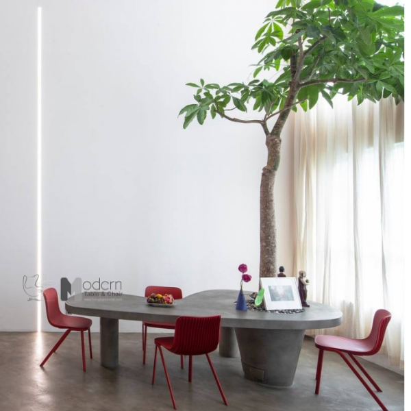 Ghế ăn nhựa đúc chân thép DRAGON