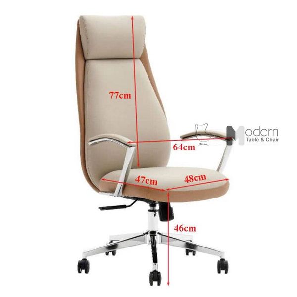 Ghế làm việc sếp, quản lý, giám đốc nệm bọc PU cao cấp CM4497-P