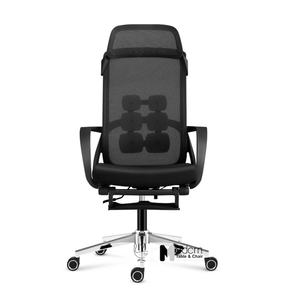 Ghế xoay văn phòng lưng cao có tựa đầu gác chân tự điều chỉnh CR4329-M