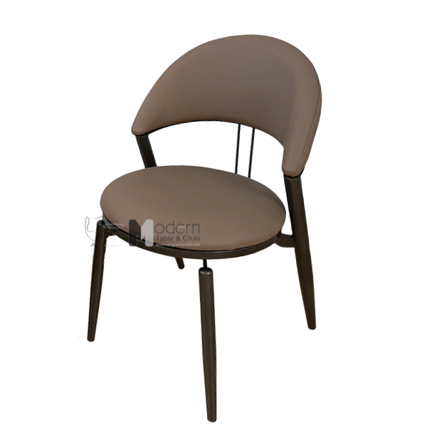 Ghế ăn cafe bọc da nệm tròn ECO 18A-P