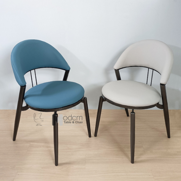 Ghế ăn cafe bọc da nệm tròn ECO 18A-P