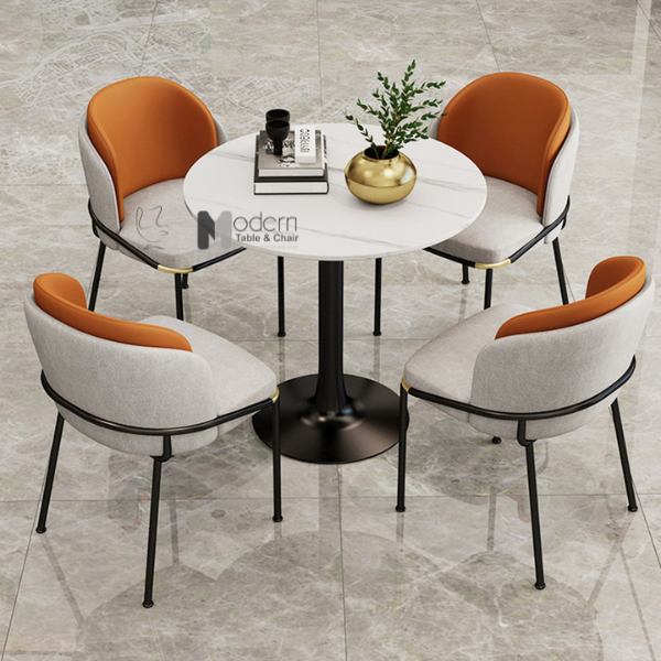 Ghế ăn cafe nhà hàng nệm vải ECO 19A-F