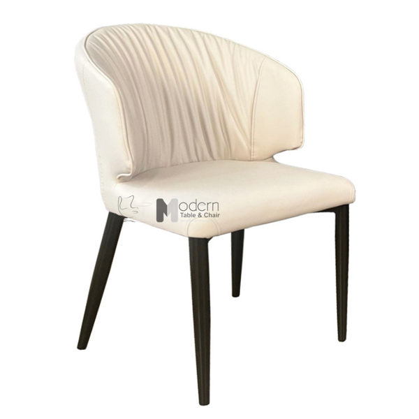 Ghế ăn nệm giả da chân sắt ECO 29A-P