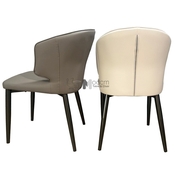 Ghế ăn nệm giả da chân sắt ECO 29A-P