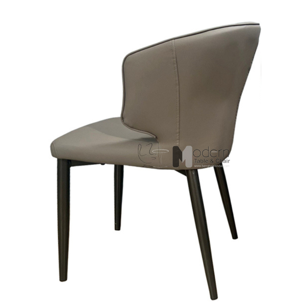 Ghế ăn nệm giả da chân sắt ECO 29A-P