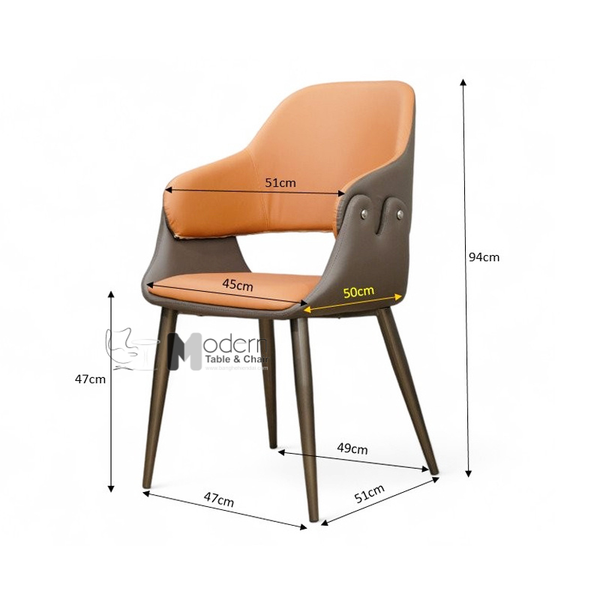 Ghế ăn nhà hàng PVC cao cấp ECO 31A-P